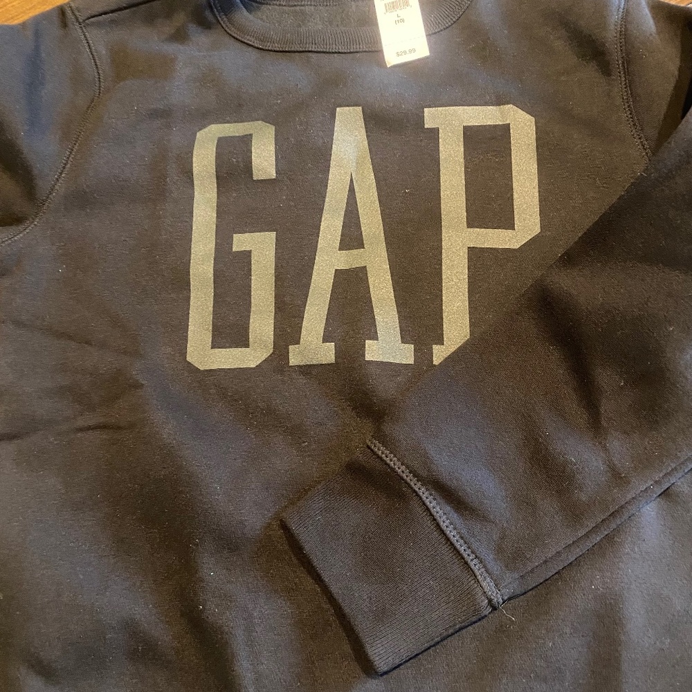 Sweatshirt gap black size 10/12